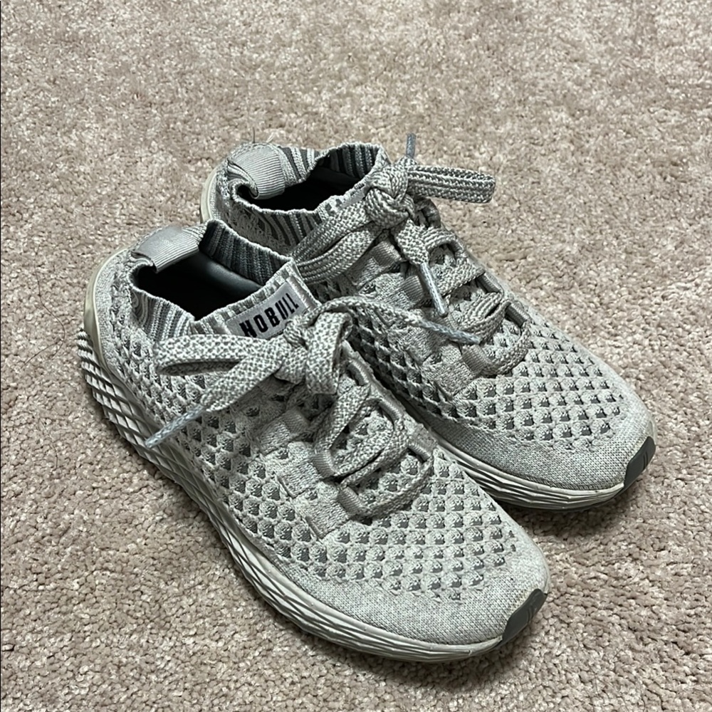 NoBull Gray Knit Sneakers